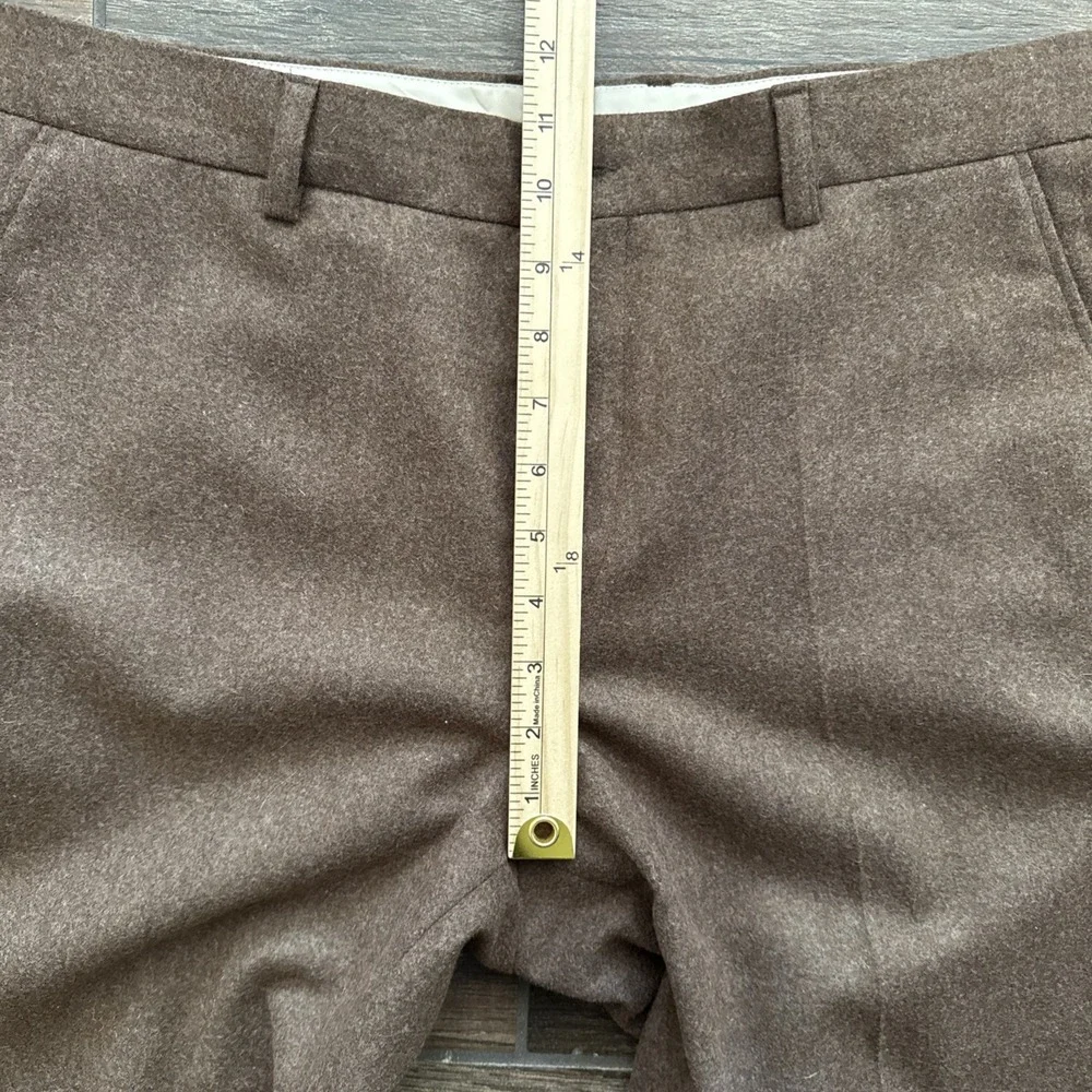 Wills Huckberry Stretch Wool Suit 40S Blazer 34x31 Pants Heather Brown 2 Piece